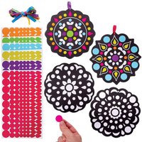 Klebepunkt Dekorationen Rangoli (pro Set 12) Bastelsets