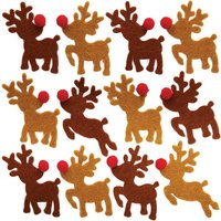 Filz Sticker Rentier (pro Set 80) Bastelbedarf zu Weihnachten
