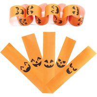 Papierketten Kürbis (pro Set 200) Halloween-Basteleien