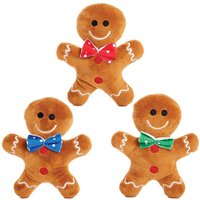 Lebkuchenmänner Plüschtiere (pro Set 3) Weihnachtsspielzeug