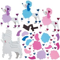 Liebesherz Pudel Magnet Kits (Pro Set 8) Bastelaktivitäten Valentinstag