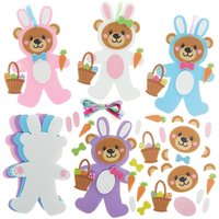 Osterhase Teddybär Mix & Match Dekorationssets (Pro Set 8) Bastelaktivitäten zu Ostern