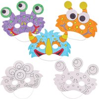 Maske Monster zum Ausmalen (Pro Set 10)