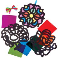 Dekoration Diwali mit Buntglaseffekt (Pro Set 6)