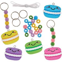 Macaron-Schlüsselanhänger & Taschenanhänger-Bausätze (pro Set 5) Bastelsets