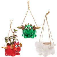 Hängende Keramik-Blumentöpfe Drachen (pro Set 2) Keramik & Porzellan