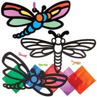 Glasmalerei-Libelle-Deko-Bausätze (pro Set 6) Bastelsets