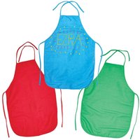Bunte Stoffschürzen (pro Set 3) Bastelmaterial