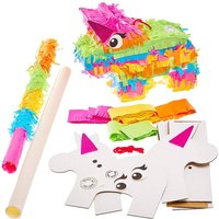 Regenbogen-Einhorn-Piñata-Bausatz (Jede(r,s)) Partyzubehör