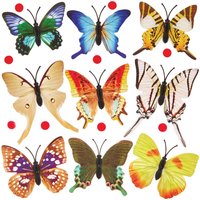 3D Schmetterlinge selbstklebend (pro Set 30)