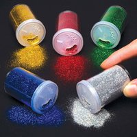 Glitzer in verschiedenen Farben (pro Set 5) Bastelmaterial