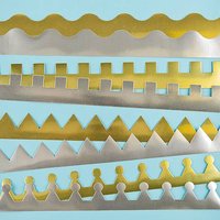 Metallic-Kronen - Gold & Silber (pro Set 12) Bastelsets