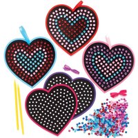 Herz Pailletten Bastelsets (pro Set 5) Bastelaktivitäten Valentinstag
