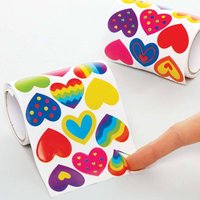 Herz Sticker Rollen Value Pack (pro Set 600) Bastelbedarf Verzierung & Dekorationen