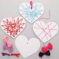 Herzwebdekoration Bastelsets (pro Set 8) Flecht und Weben Bastelsets
