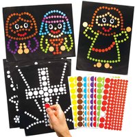 Karwoche Klebpunkte Bastelsets (pro Set 8) Bastelaktivitäten zu Ostern