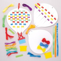 Flecht-Bastelsets Heißluftballons (pro Set 6) Flecht und Weben Bastelsets