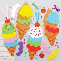 Eis Lesezeichen Bastelsets (6 Stück) Bastelsets