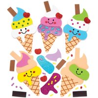 Mix & Match-Deko-Magnete Eiscreme (6 Stück ) Bastelsets