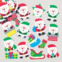 Sticker Weihnachtsmann (pro Set 120) Bastelbedarf zu Weihnachten