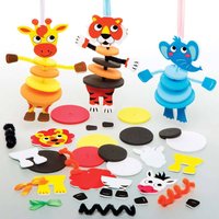 Dschungeltier Stapelset (pro Set 6) Bastelsets
