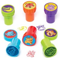 Selbstfärbende Stempel Dschungeltiere (pro Set 10) Mitgebsel