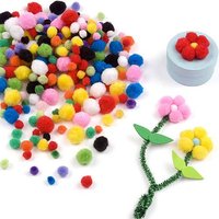 Bunte Mini-Pompons (pro Set 500) Bastelmaterial