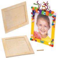 Große Holzbilderrahmen (pro Set 4) Basteln mit Holz