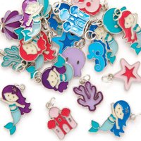 Meerjungfrau Charms (pro Set 30) Schmuck Basteln – günstig kaufen