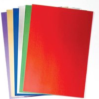 A4 Papier Metallic (pro Set 20) Bastelbedarf Pappe & Papier