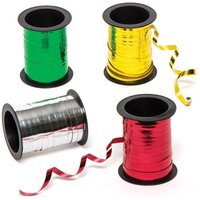 Geschenkband Metallic (pro Set 4) Bastelmaterial