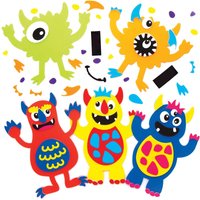 Mix & Match-Deko-Magnete Monster (pro Set 6) Halloween-Basteleien