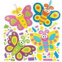 Mosaik-Bastelsets Schmetterlinge (pro Set 4) Bastelsets