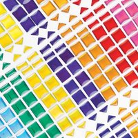 Selbstklebende Mosaiksteine (pro Set 375) Bastelbedarf Verzierung & Dekorationen