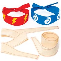 Stirnband aus Stoff (5 Stück ) Stoffmalerei