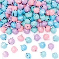 Jingle Bells in Pastellfarben (pro Set 120) Bastelmaterial