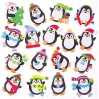 Moosgummi-Aufkleber Pinguin (pro Set 120) Bastelbedarf Verzierung & Dekorationen