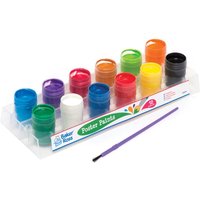 Töpfe mit Plakatmalfarbe (pro Set 12) Farben