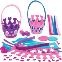 Flecht-Bastelsets Prinzessin Krone (pro Set 4) Flecht und Weben Bastelsets – günstig kaufen