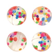 Flummis mit Regenbogenpunkten (pro Set 8) Mitgebsel