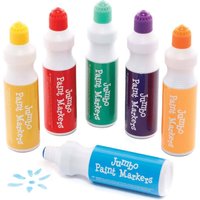 Regenbogenfarben Jumbo-Farbmarker (pro Set 6) Farben