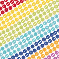 Selbstklebende Knöpfe in Regenbogenfarben (pro Set 180) Bastelmaterial