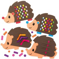Igel-Web-Bastelsets (6 Stück) Flecht und Weben Bastelsets