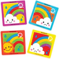 Regenbogen Schiebepuzzles (pro Set 6) Mitgebsel