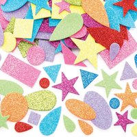 Strand Glitzeraufkleber (pro Set 180) Bastelbedarf Verzierung & Dekorationen