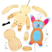 Bastelsets Holzfiguren Faultier (pro Set 4) Basteln mit Holz