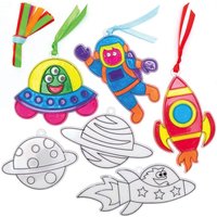 Sonnensystem Suncatcher Dekorationen (pro Set 10) Bastelsets