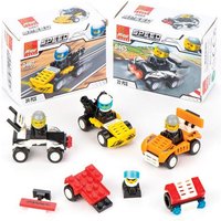 Bastelsets Baustein-Rennwagen (pro Set 4) Mitgebsel