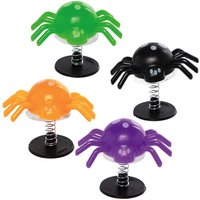 Bastelsets Spinnen mit Hüpffunktion (pro Set 8) Halloween Mitgebsel