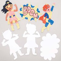 Helden Pappformen (pro Set 30) Bastelbedarf Pappe & Papier – günstig kaufen